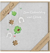 Geburtstagskarten 694015-2 Gl&uuml;ck