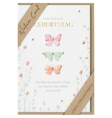 Geburtstagskarten 693019-2 Schmetterling