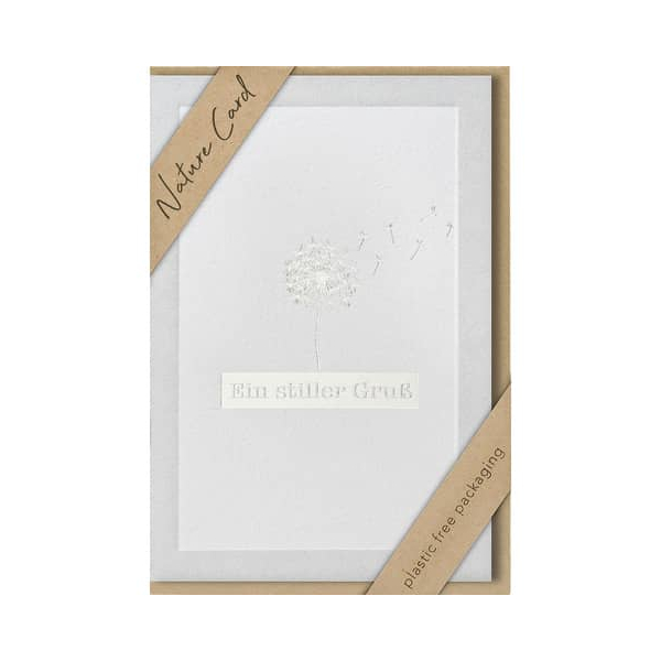 3 x bsb Trauerkarte - Natur Card inkl. Umschlag.