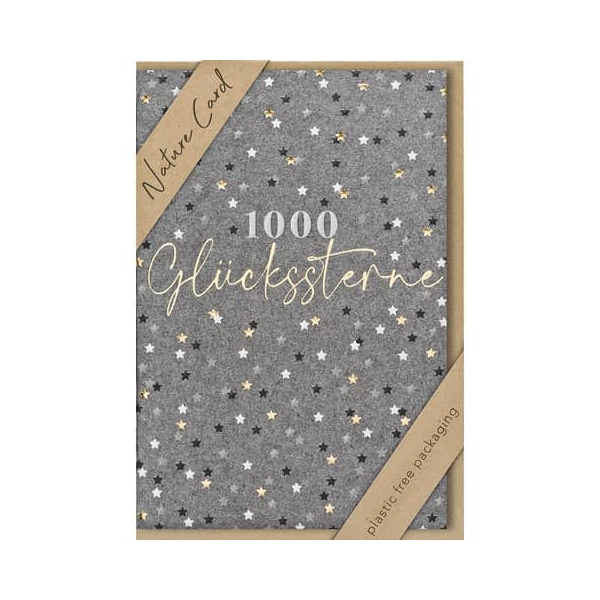 3 x bsb Allgemeine Glückwunschkarte - Natur Card inkl. Umschlag.