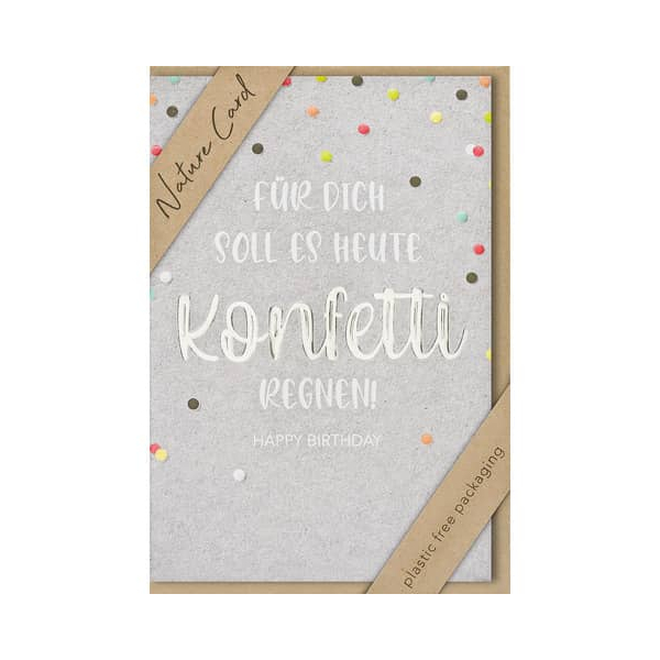 3 Stück BSB Geburtstagskarten 693027-2 Konfetti 4000867730818 BSB