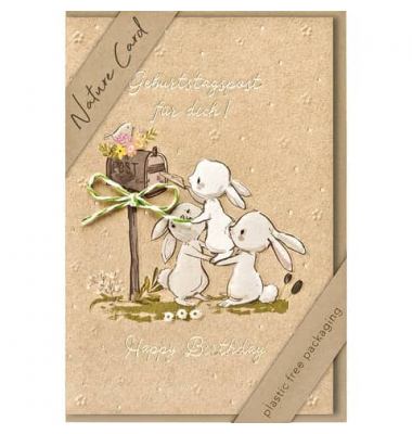 Geburtstagskarten 693032-2 Hasen