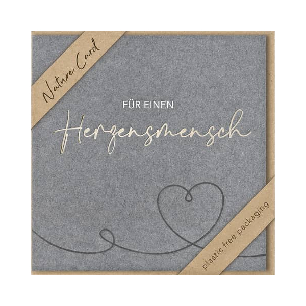 3 x bsb Allgemeine Glückwunschkarte - Natur Card inkl. Umschlag.