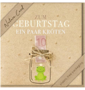 Geburtstagskarten 694022-2 Kr&ouml;ten Plastikfreie Verpackung