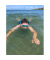 SCHILDKRÖT Schwimmbrille weiß