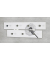HAKU Möbel Wandgarderobe 13133 Motiv Holz 7 Haken 60,0 x 21,0 cm