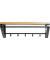 HAKU Möbel Wandgarderobe 13945 eiche Holz 5 Haken 70,0 x 23,0 cm