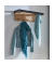HAKU Möbel Wandgarderobe 13949 eiche Holz 5 Haken 70,0 x 24,0 cm