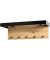 HAKU Möbel Wandgarderobe 13949 eiche Holz 5 Haken 70,0 x 24,0 cm