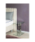 Beistelltisch 14769, 50cm (H), 45x35cm (BxT), rechteckig, glasklar / silber