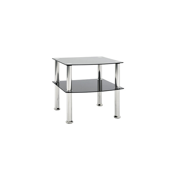 4001070155085 - Beistelltisch Glas schwarz 450 x 450 x 440 cm 4001070155085 HAKU Möbel 4001070155085 - Beistelltisch Glas schwarz 450 x 450 x 440 cm 4001070155085 HAKU Möbel