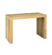 Beistelltisch 15623, 40cm (H), 60x30cm (BxT), rechteckig, eiche / eiche