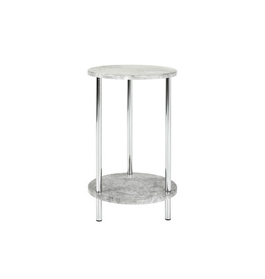 Beistelltisch 15634, 50cm (H), 30x30cm (BxT), quadratisch, Betonoptik / betonoptik