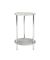 Beistelltisch 15634, 50cm (H), 30x30cm (BxT), quadratisch, Betonoptik / betonoptik