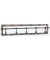 HAKU Möbel Wandgarderobe 15890 anthrazit Metall 5 Haken 73,0 x 15,0 cm