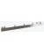 HAKU Möbel Wandgarderobe 16743 silber Metall 5 Haken 46,0 x 4,0 cm