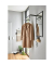 HAKU Möbel Wandgarderobe 16896 anthrazit Metall 3 Haken 108,0 x 75,0 cm