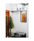 HAKU Möbel Wandgarderobe 16896 anthrazit Metall 3 Haken 108,0 x 75,0 cm