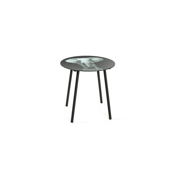 4001070175410 - Beistelltisch Glas schwarz 400 x 400 x 410 mm 4001070175410 HAKU Möbel 4001070175410 - Beistelltisch Glas schwarz 400 x 400 x 410 mm 4001070175410 HAKU Möbel