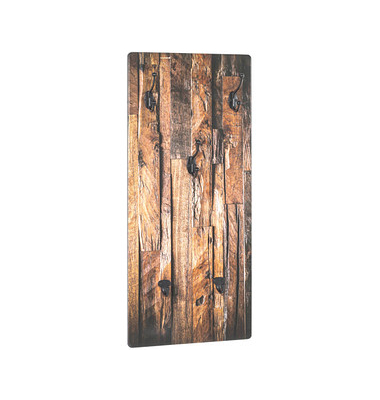 HAKU Möbel Wandgarderobe 17895 Motiv Holz 5 Haken 30,0 x 70,0 cm