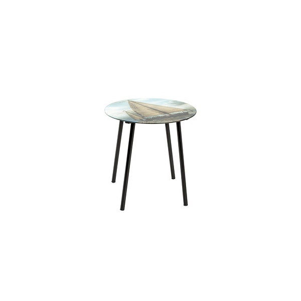 4001070181183 - Beistelltisch Glas schwarz 400 x 400 x 410 mm 4001070181183 HAKU Möbel 4001070181183 - Beistelltisch Glas schwarz 400 x 400 x 410 mm 4001070181183 HAKU Möbel