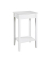 Beistelltisch 18341, 76cm (H), 43x36cm (BxT), rechteckig, weiß / weiß
