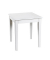 Beistelltisch 18343, 51cm (H), 45x45cm (BxT), rechteckig, weiß / weiß
