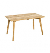 Couchtisch, 45cm (H), 80x50cm (BxT), rechteckig, eiche / eiche