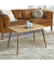 Couchtisch, 45cm (H), 80x50cm (BxT), rechteckig, eiche / eiche