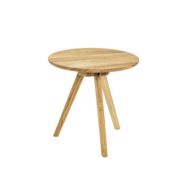 Beistelltisch 18366, 40cm (H), 40x40cm (BxT), rund, eiche