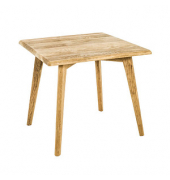Beistelltisch 18384, 45cm (H), 45x45cm (BxT), quadratisch, eiche / schwarz