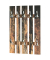 HAKU Möbel Wandgarderobe 19889 Motiv Holz 8 Haken 65,0 x 100,0 cm