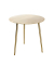 Beistelltisch 19944, 45cm (H), 45x45cm (BxT), rund, gold / gold