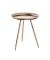 Beistelltisch 20211, 54cm (H), 44x44cm (BxT), rund, bronze / bronze