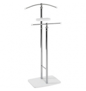 HAKU Möbel Herrendiener 20331 weiß Metall 47,0 x 109,0 cm