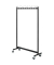 HAKU Möbel Rollgarderobe 20593 schwarz Metall 18 Haken 103,0 x 174,0 cm