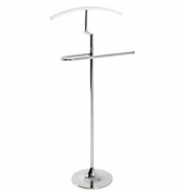 HAKU Möbel Herrendiener 21341 weiß Metall 47,0 x 109,0 cm