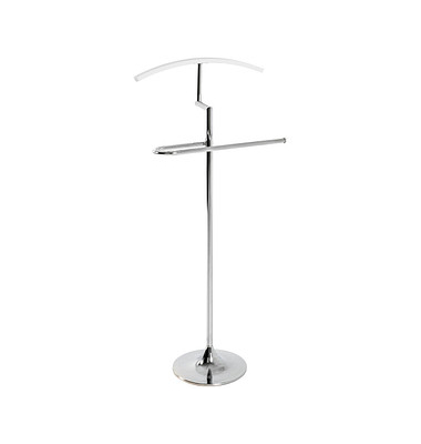 HAKU Möbel Herrendiener 21341 weiß Metall 47,0 x 109,0 cm HAKU Möbel Herrendiener 21341 weiß Metall 47,0 x 109,0 cm
