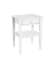 Beistelltisch 21368, 60cm (H), 46x35cm (BxT), rechteckig, weiß / weiß