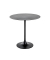 Beistelltisch 21545, 45cm (H), 45x45cm (BxT), rund, schwarz / schwarz