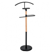HAKU Möbel Herrendiener 21552 schwarz Metall 47,0 x 112,0 cm
