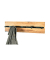 HAKU Möbel Wandgarderobe 22314 braun Holz 5 Haken 60,0 x 15,0 cm
