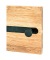 HAKU Möbel Wandgarderobe 22314 braun Holz 5 Haken 60,0 x 15,0 cm