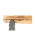HAKU Möbel Wandgarderobe 22358 braun Holz 7 Haken 80,0 x 20,0 cm