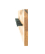 HAKU Möbel Wandgarderobe 22358 braun Holz 7 Haken 80,0 x 20,0 cm