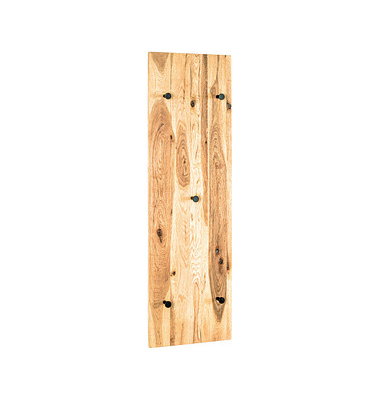 HAKU Möbel Wandgarderobe 22360 braun Holz 5 Haken 30,0 x 100,0 cm