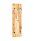 HAKU Möbel Wandgarderobe 22360 braun Holz 5 Haken 30,0 x 100,0 cm