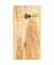 HAKU Möbel Wandgarderobe 22360 braun Holz 5 Haken 30,0 x 100,0 cm