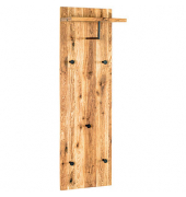 Wandgarderobe 22361 braun Holz 5 Haken 30,0 x 100,0 cm