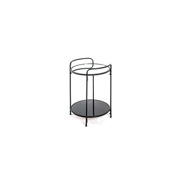 4001070225566 - Beistelltisch Glas schwarz 370 x 370 x 500 cm 4001070225566 HAKU Möbel 4001070225566 - Beistelltisch Glas schwarz 370 x 370 x 500 cm 4001070225566 HAKU Möbel